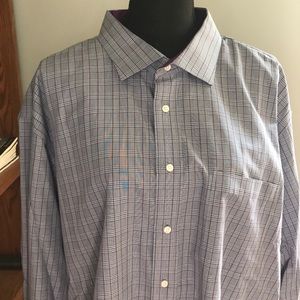 Men’s Paul Fredrick plaid dress shirt